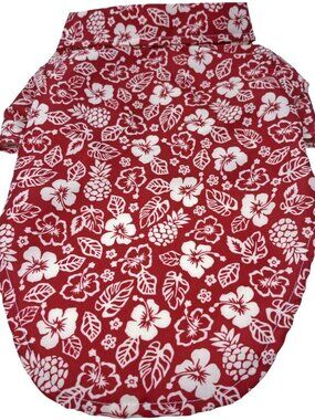 Doggie Design Dog Hawaiian Camp Shirt - Aloha Red